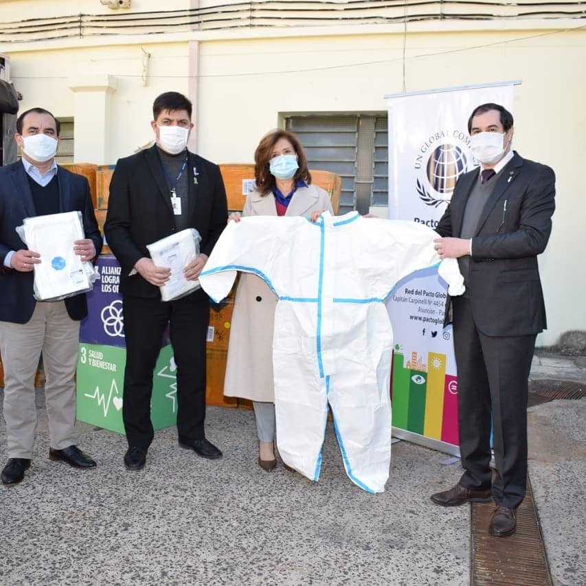 Donación de equipos protectores contra el COVID-19 al Ministerio de Salud