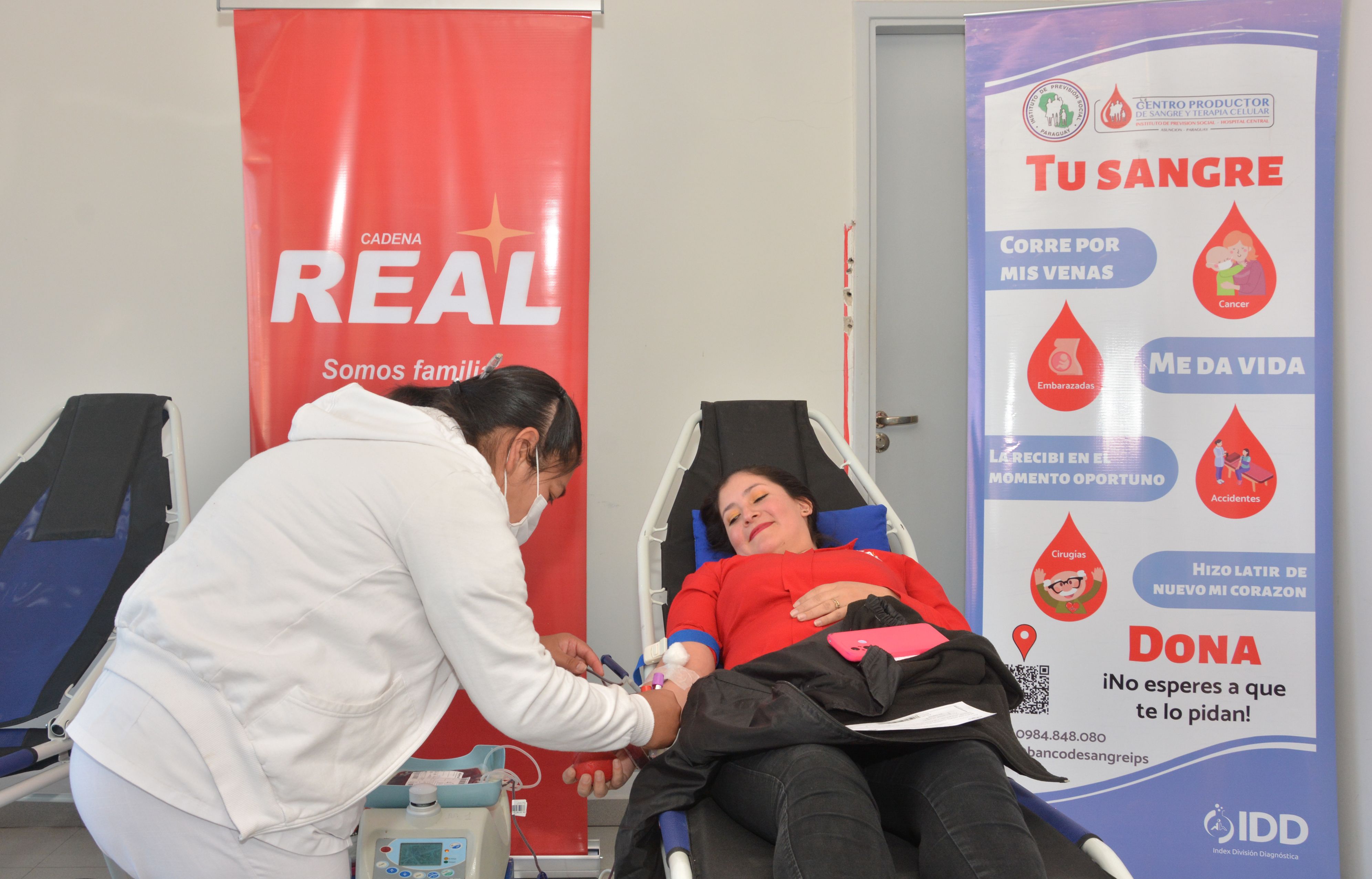 Colaboradores de Cadena REAL dijeron sí a la donación voluntaria de sangre